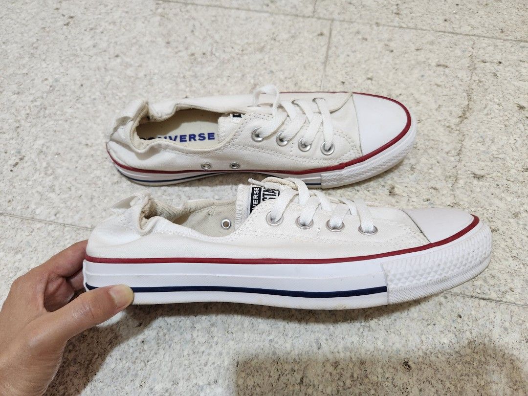 White chuck sales taylor slip ons