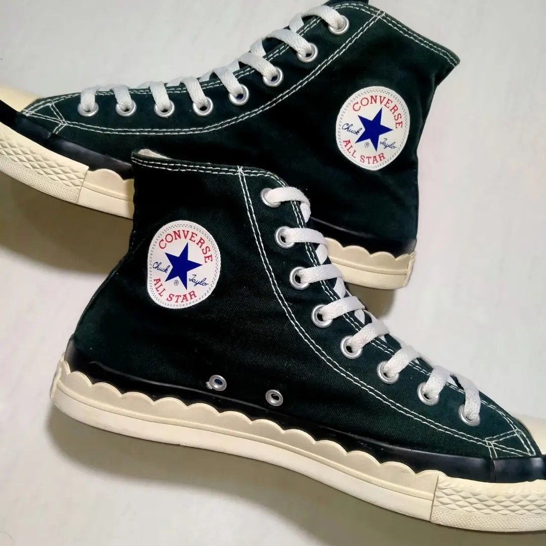 Converse all star sales scallop tape hi