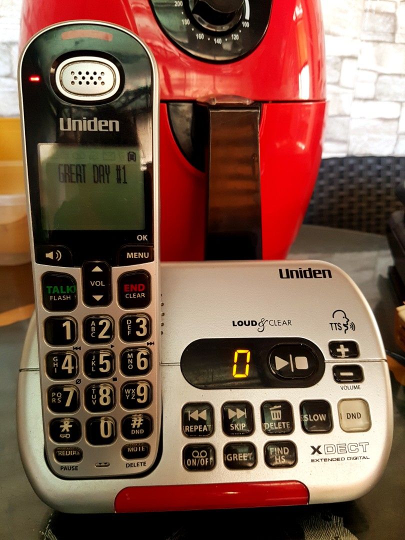 Cordless landline phone, Computers & Tech, Office & Business Technology on Carousell