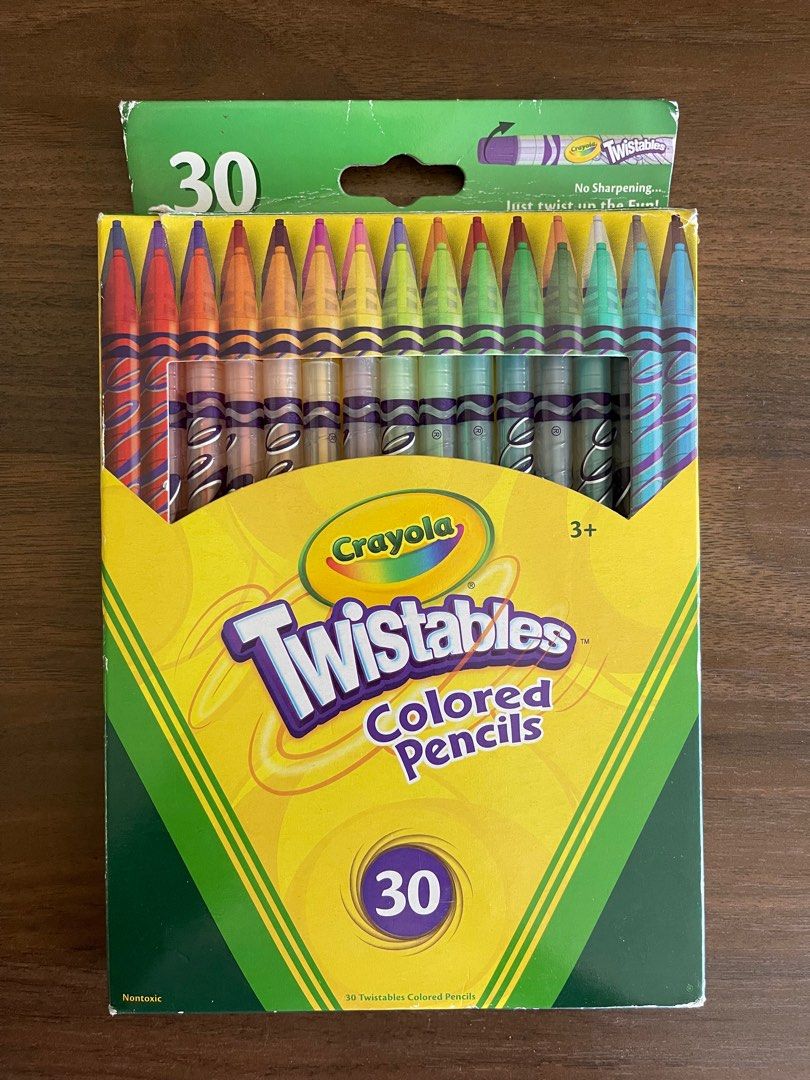 Crayola Twistables Colored Pencils #30, Hobbies & Toys, Stationary