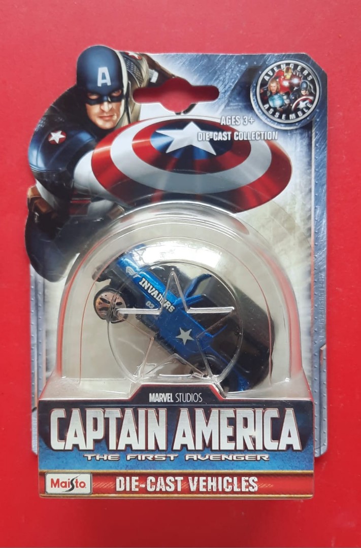 Diecast Maisto Jeep Wrangler Captain America, Toys & Collectibles, Mainan  di Carousell