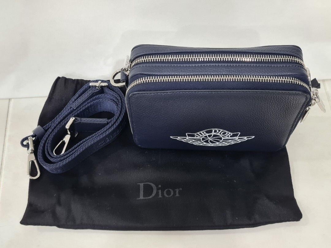 Dior x Jordan Wings Messenger Bag Grey