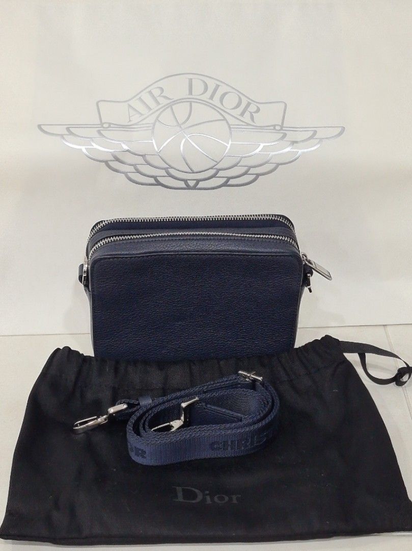 Dior x Jordan Wings Messenger Bag Grey