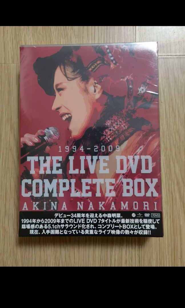 ファッション通販 中森明菜 1994-2009 THE LIVE DVD COMPLETE BOX - DVD