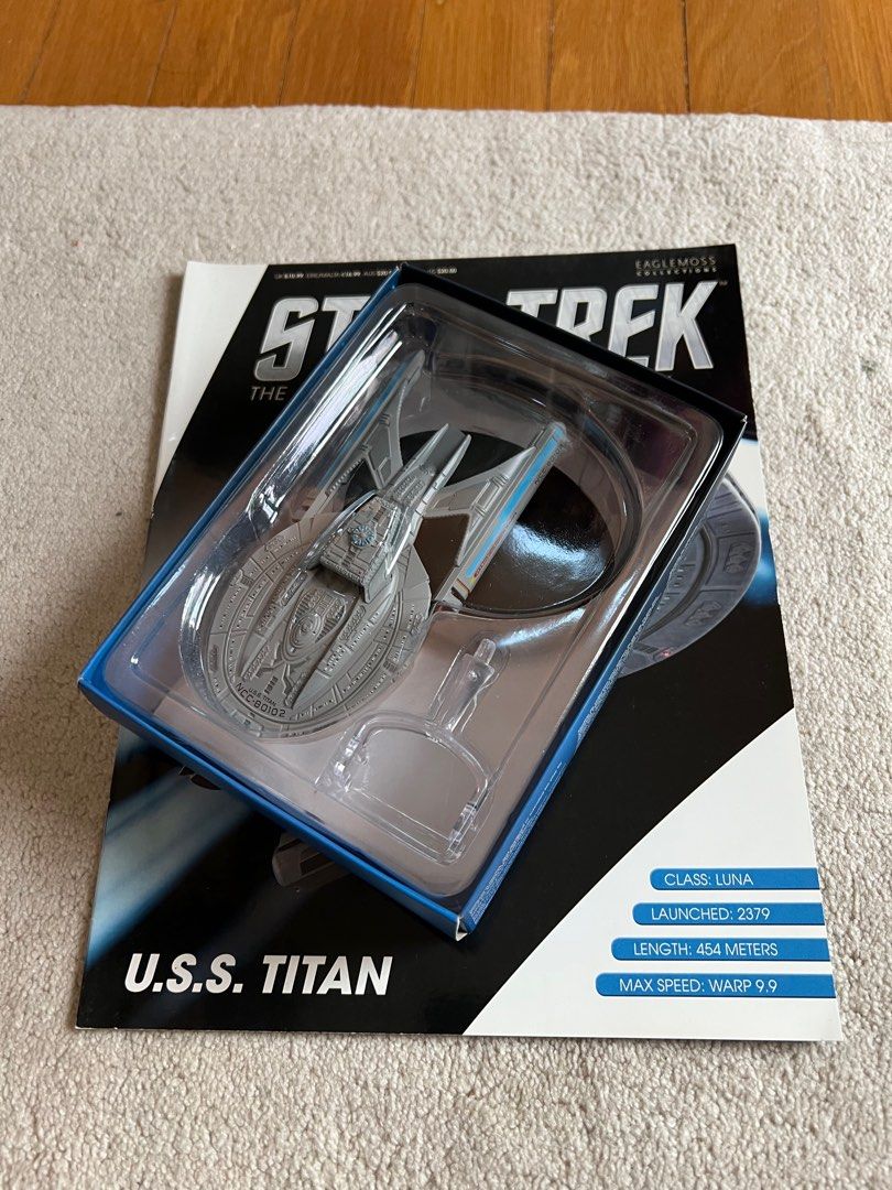 Eaglemoss Star Trek USS Titan, Hobbies & Toys, Toys & Games on Carousell