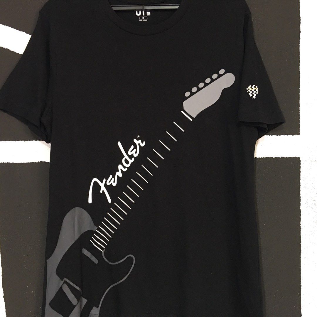 Fender guitar uniqlo tshirt, Men's Fashion, Tops & Sets, Tshirts & Polo ...