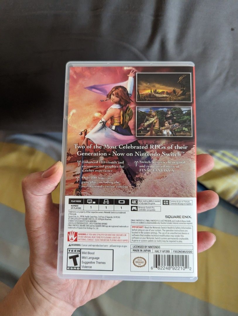 Final Fantasy X remaster (with code), Video Gaming, Video Games