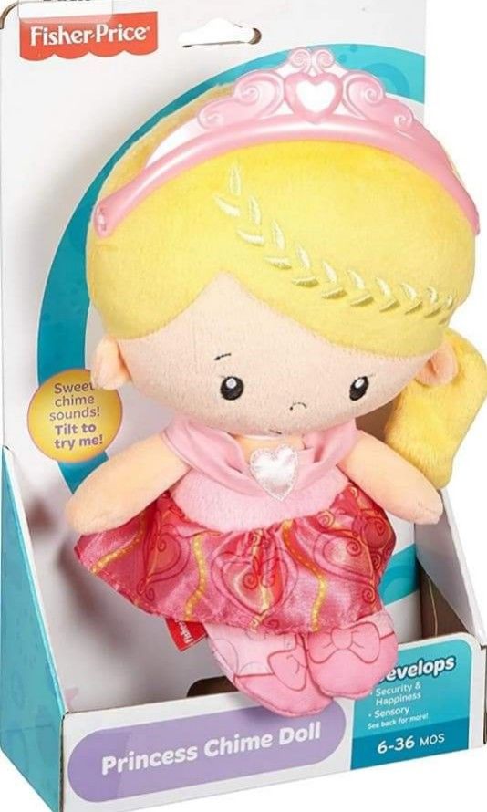 Fisher price princess chime doll & online stroller gift set