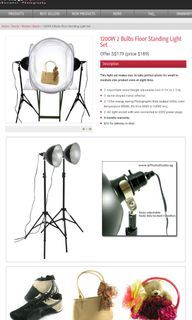 Floor Standing Light Set