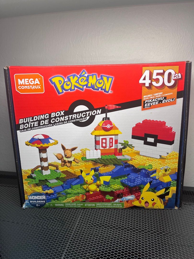  MEGA Pokémon Building Box Building Set With 450