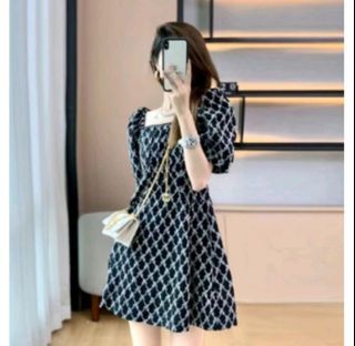 French Floral Dress