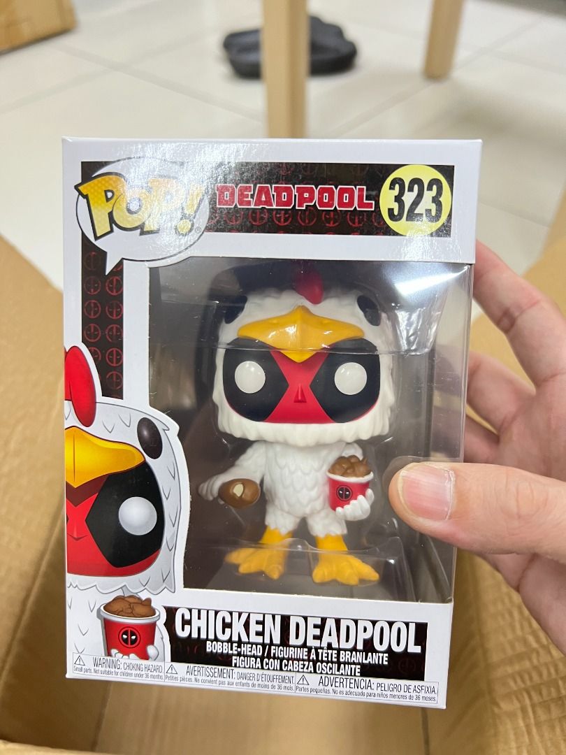 Funko Pop Marvel: Chicken Deadpool #323 - Chicken Suit Collectible Figure 