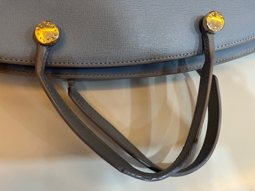 Furla tote bag with shoulder strap light blue Luxury Bags