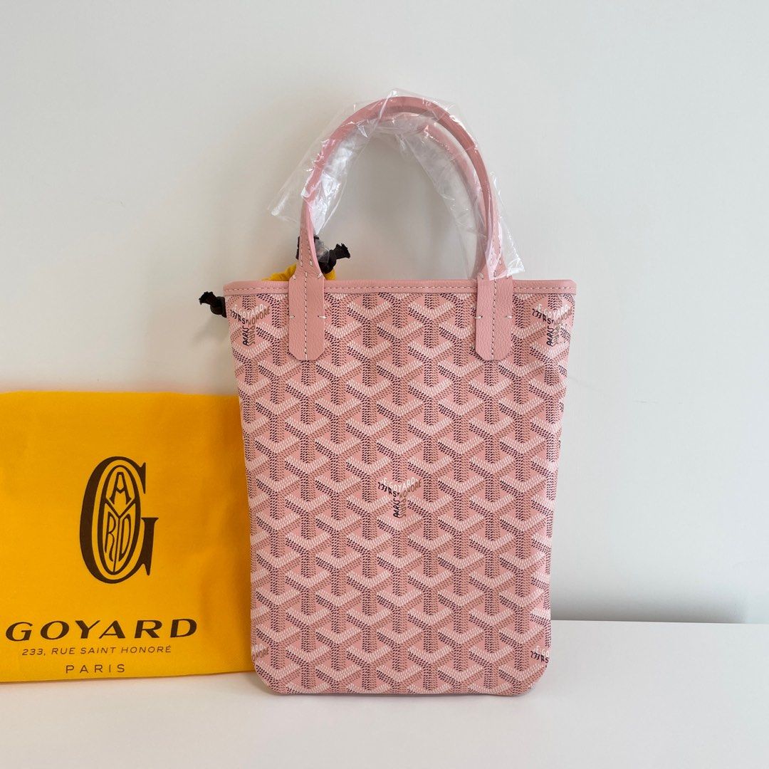 Goyard Mini Tote Pink, 女裝, 手袋及銀包, Tote Bags - Carousell