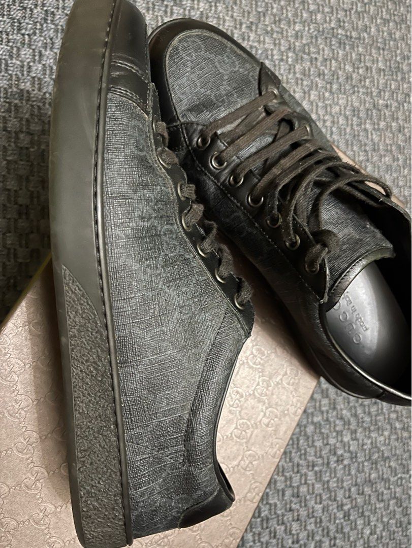 Gucci mens top monogram shoes