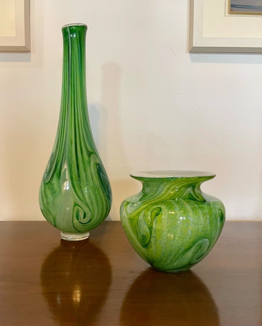 Handblown glass vases, Furniture & Home Living, Home Decor, Vases