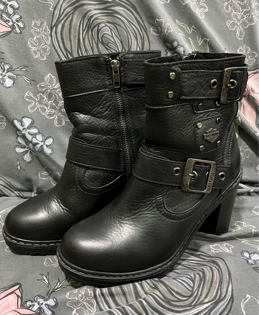 HARLEY DAVIDSON Women s Ludwell 5.5 In Black Fashion Boots