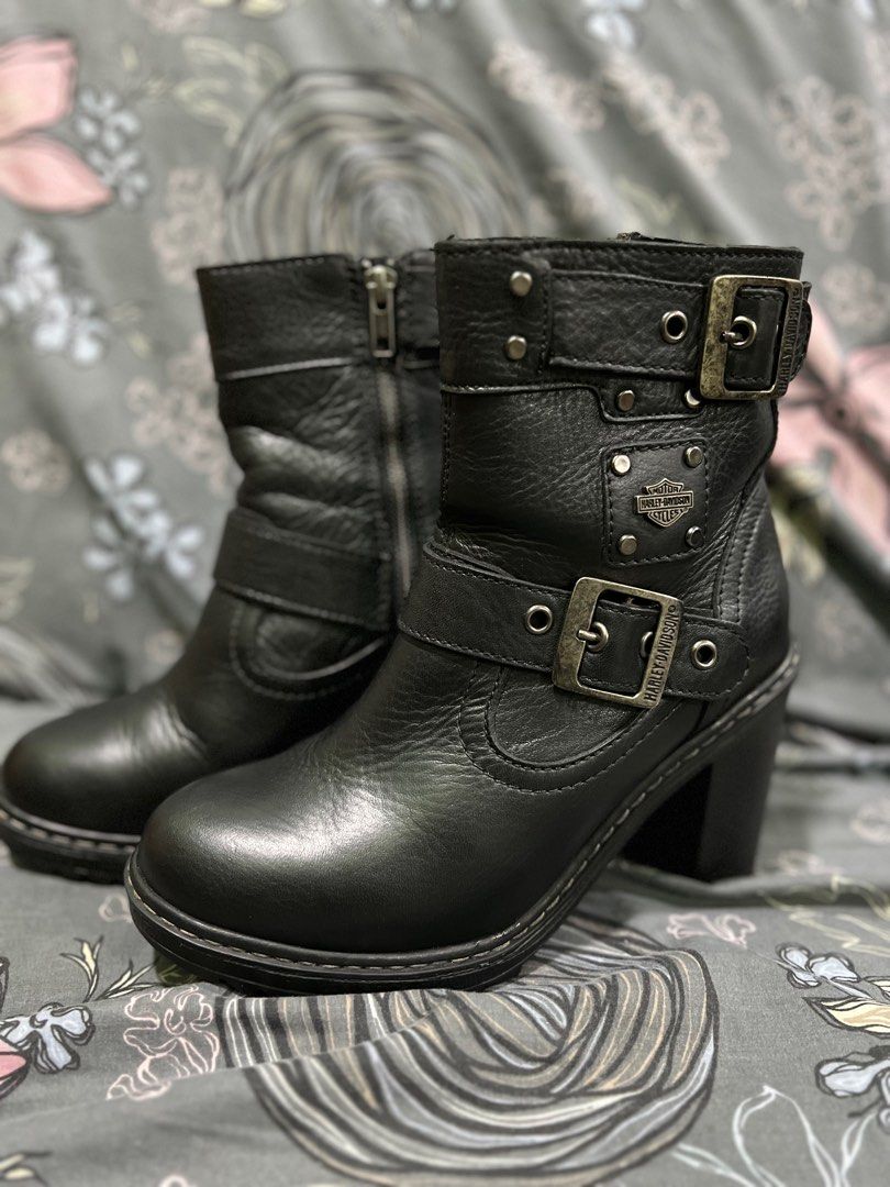 HARLEY DAVIDSON Women s Ludwell 5.5 In Black Fashion Boots