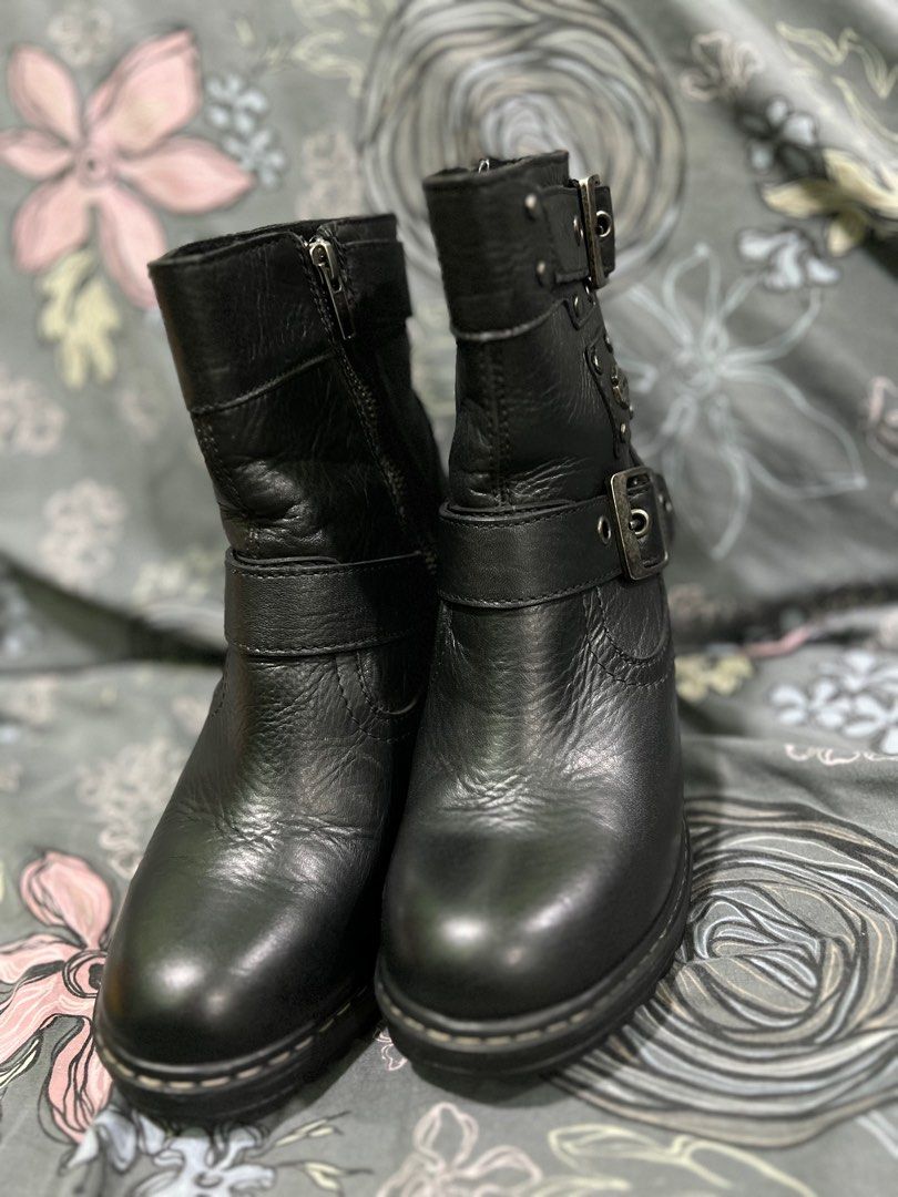HARLEY DAVIDSON Women s Ludwell 5.5 In Black Fashion Boots Women s Fashion Footwear Boots on Carousell