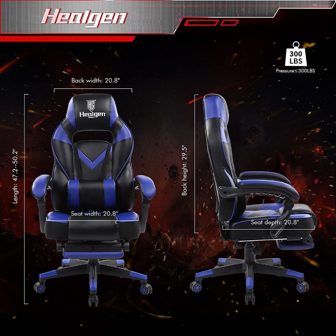 Healgen back deals massage gaming chair