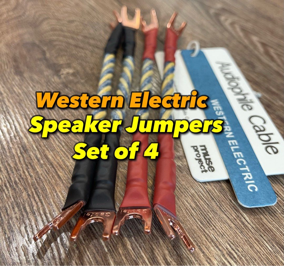 HighEnd Speaker Jumpers (Western Electric ) set of 4, Audio, Other