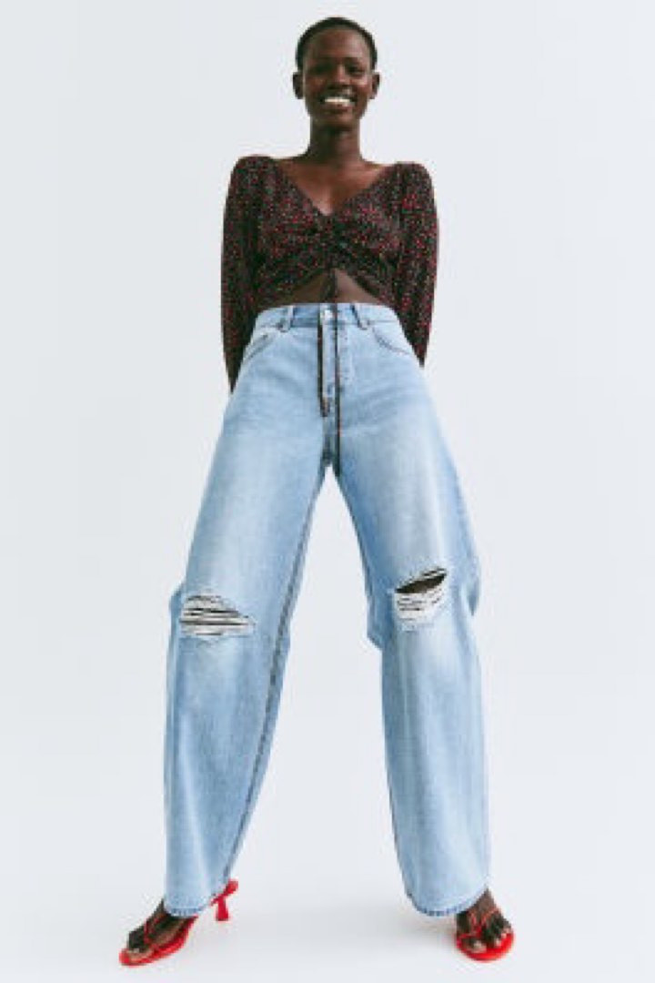 Hm cropped jeans sale