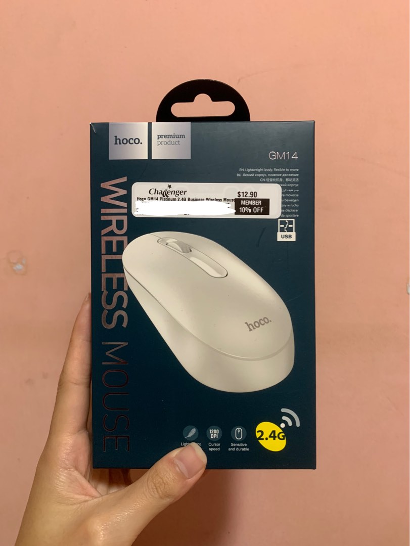 Hoco GM14 wireless mouse, Computers & Tech, Parts & Accessories, Mouse ...