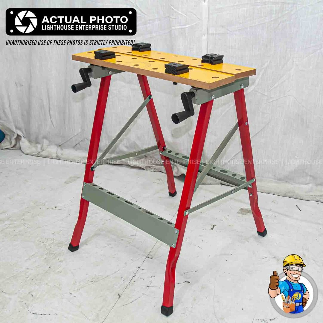 HOYOMA Japan Folding Clamping Workbench with Movable Pegs (WB002