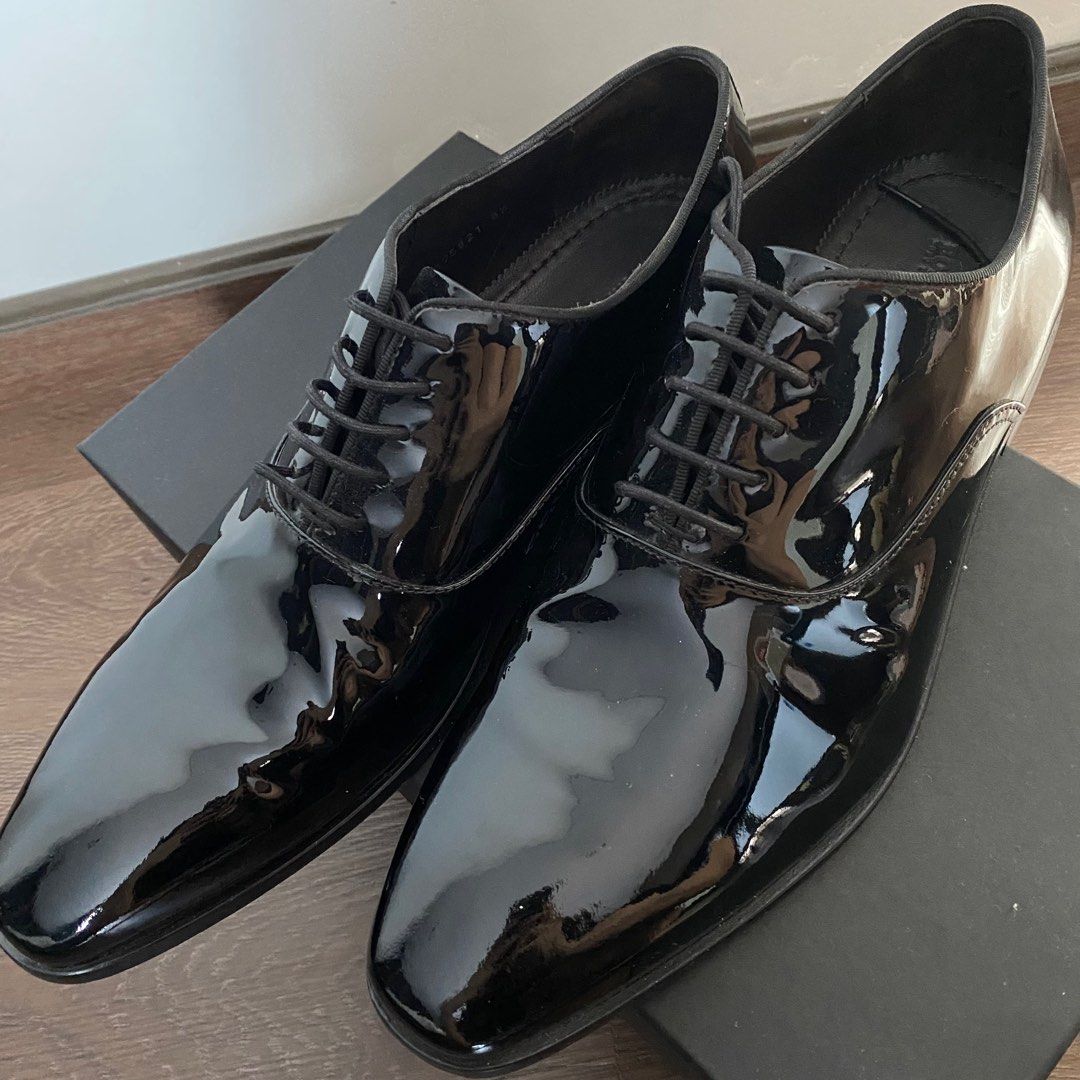 Hugo boss highline patent leather loafers store