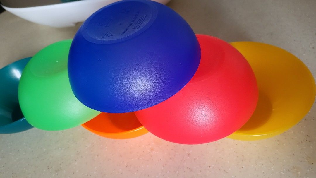 Ikea Colourful Bowl Set, Furniture & Home Living, Kitchenware