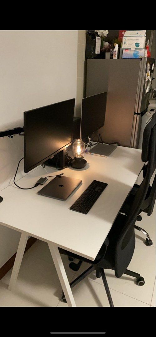 Ikea Computer table, Furniture & Home Living, Furniture, Tables & Sets on Carousell