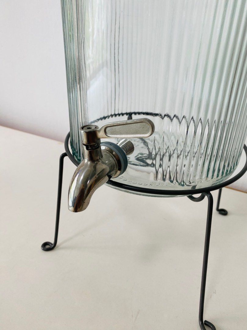 IKEA Glass Beverage Dispenser, Furniture & Home Living, Kitchenware