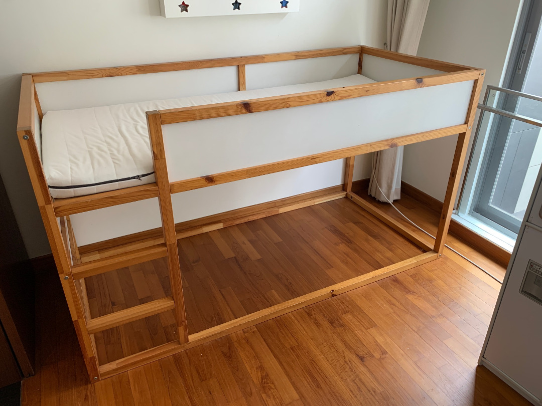 Ikea Kura Reversable Bunk Bed with Mattress, Babies & Kids, Baby