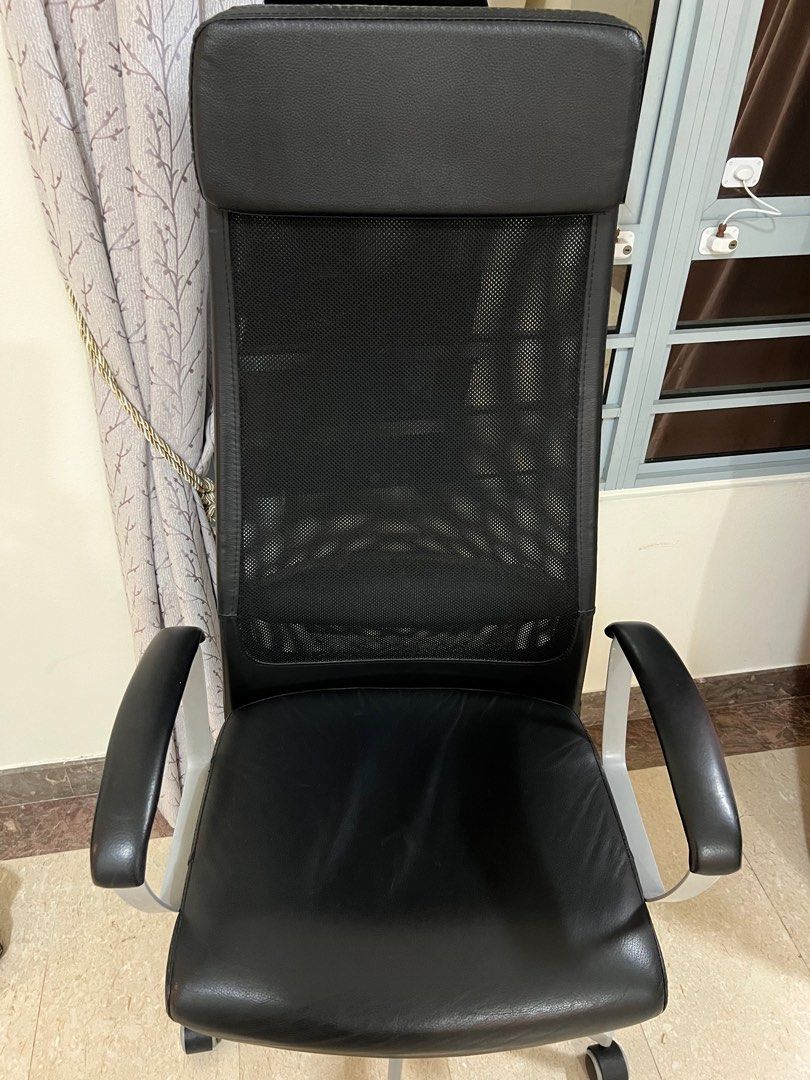 Moving out sale IKEA J RVFJ LLET office Leather chair Furniture