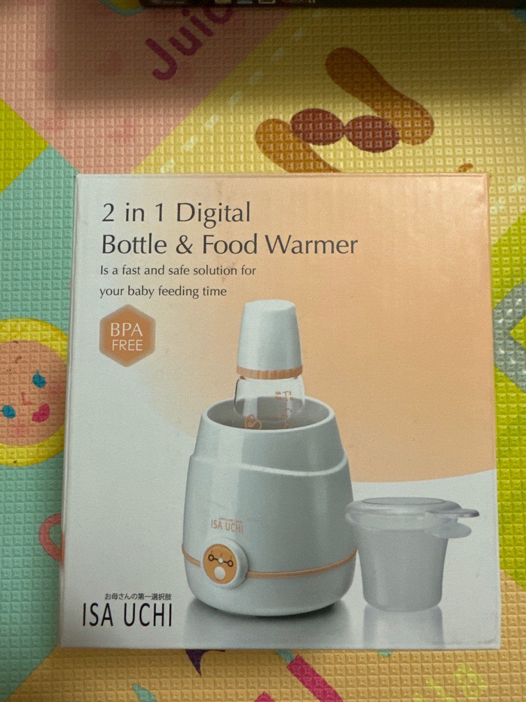 ISA UCHI 2 in 1 digital bottle & food warmer, Babies & Kids, Nursing