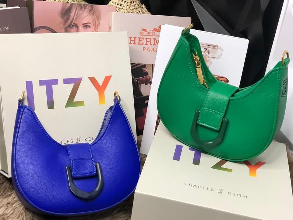 itzy x charles & keith bag, Women's Fashion, Bags & Wallets, Cross-body  Bags on Carousell