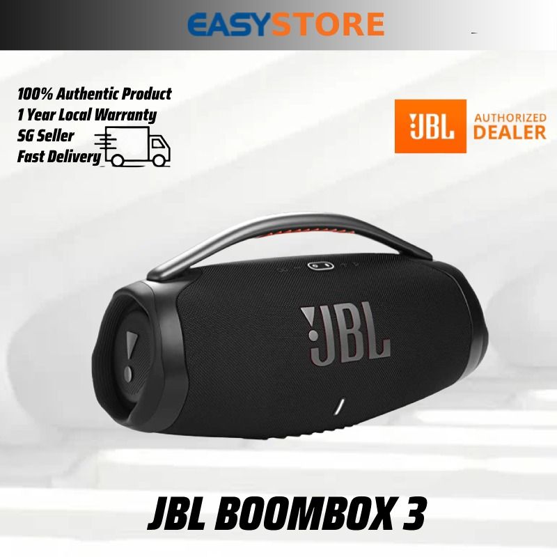 JBL Boombox 3 Portable Speaker 1 Yr Warranty