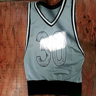Jersey-like Top Number 30 Sleeveless Open Sides (Small)
