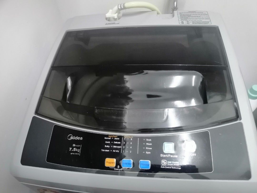 (JOHOR) Midea washing machine 7.5kg, TV & Home Appliances, Washing