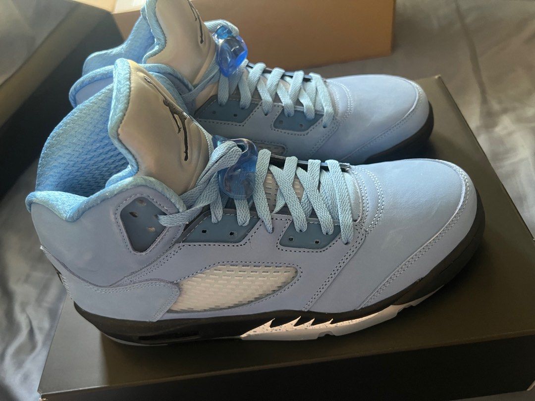Jordan 5 University Blue UNC Men s Fashion Footwear Sneakers on