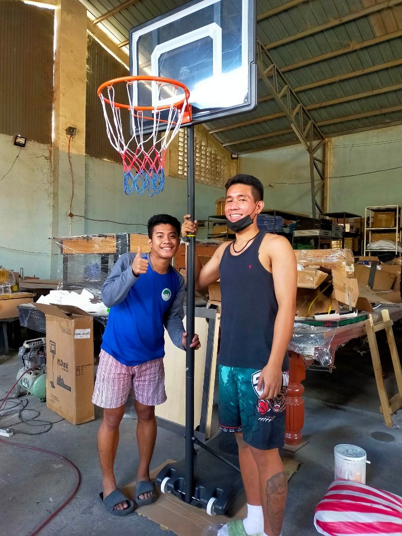 Junior basketball ring with stand on Carousell