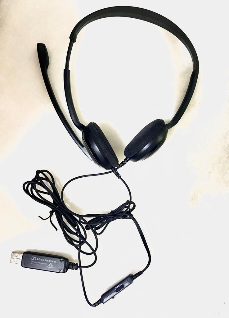 K Sennheiser HP PC8, Audio, Headphones & Headsets on Carousell