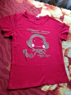 Kaos merah monkey stah