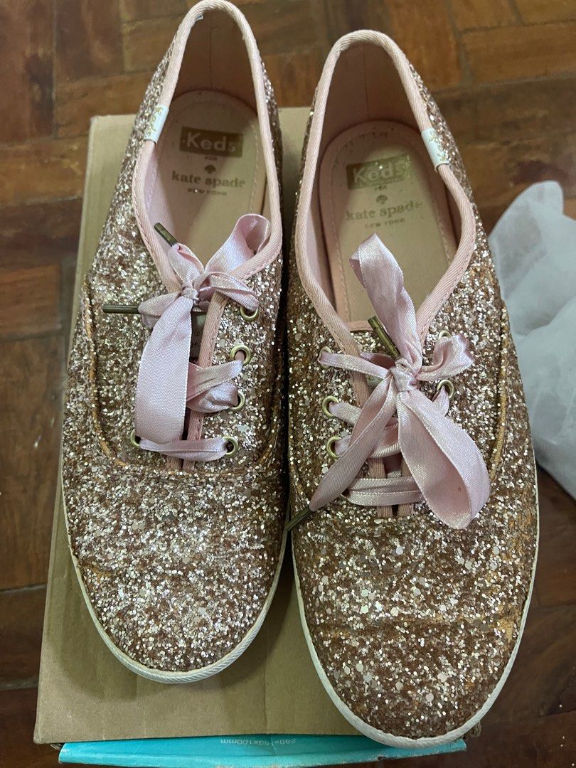 Keds glitter rose gold outlet