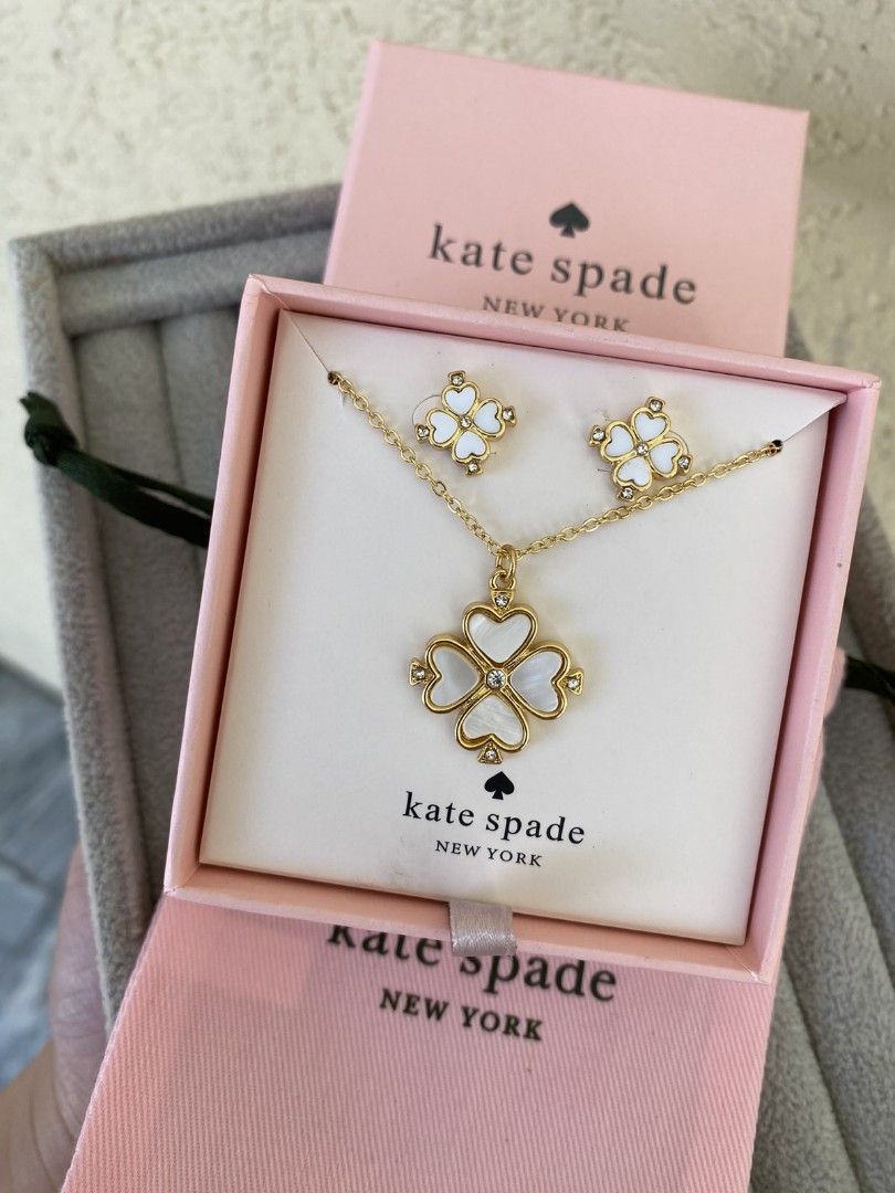 Kate spade clover earrings store