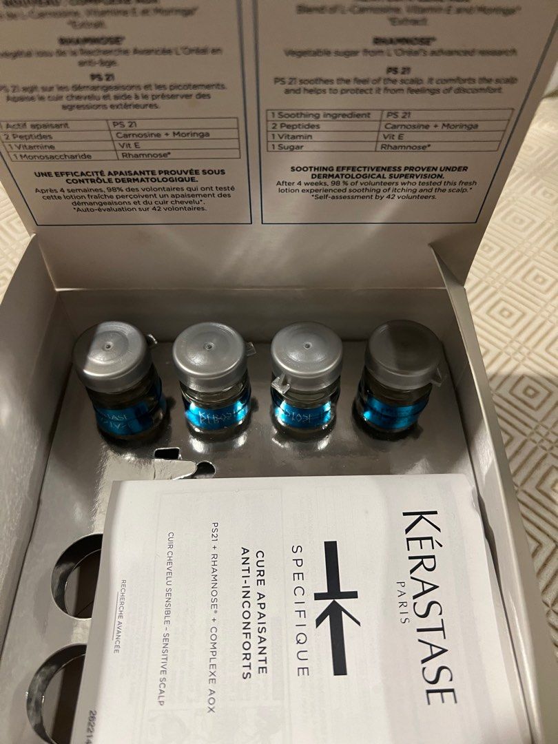 Kerastase Specifique Ampoules Soothing Scalp, Beauty & Personal Care, Hair on Carousell