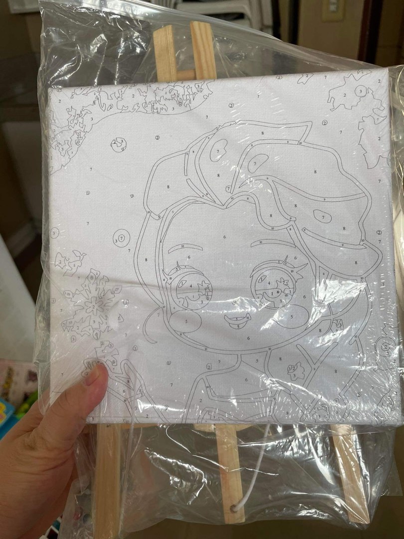 Kiddie Paint Set with Stand on Carousell