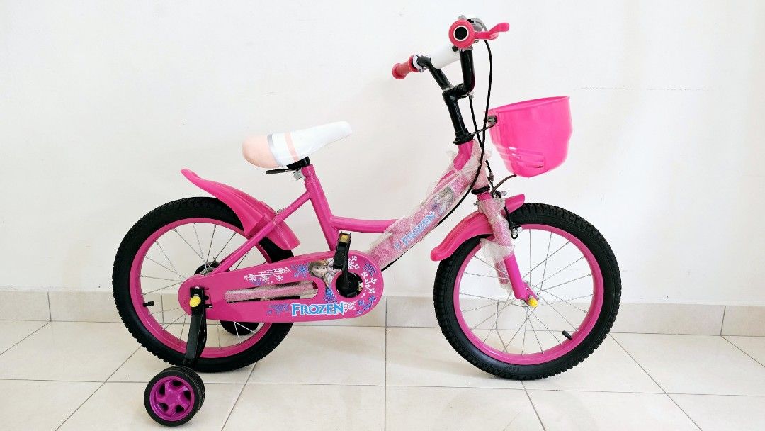 Pink frozen 2025 bike