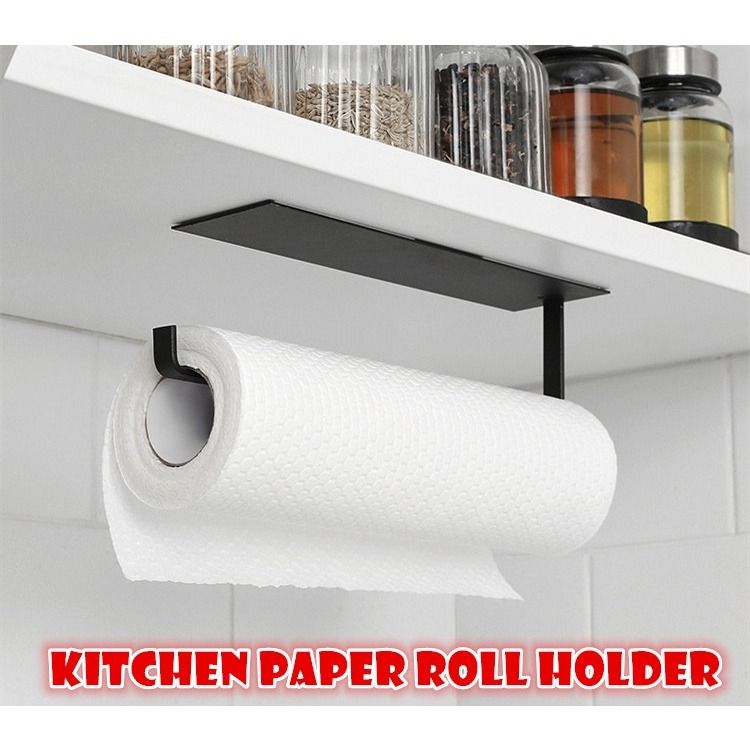  Toilet Paper Holder Shelf wc roll Wall Mount Wood Floating Rack  for Bathroom Drop : Tools & Home Improvement