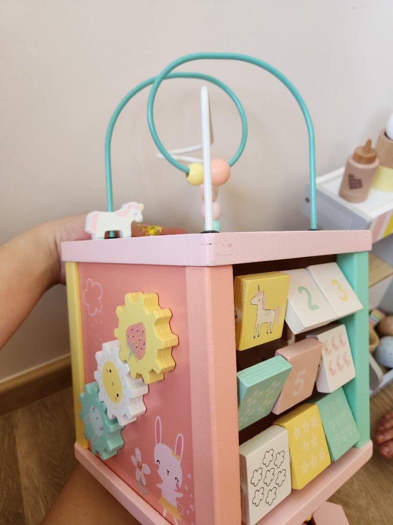Kmart sorting activity cube, Babies & Kids, Infant Playtime on Carousell